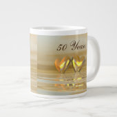 ゴールデンアニバーサリーハート ジャンボコーヒーマグカップ (正面右)