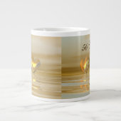 ゴールデンアニバーサリーハート ジャンボコーヒーマグカップ (正面)