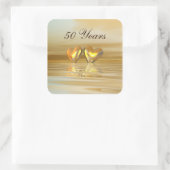 ゴールデンアニバーサリーハート スクエアシール (バッグ)