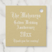 ゴールデンアニバーサリーライトレターMモノグラム フェイバータグ (裏面)