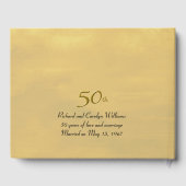 ゴールデンアニバーサリーラブバード ゲストブック (裏面)