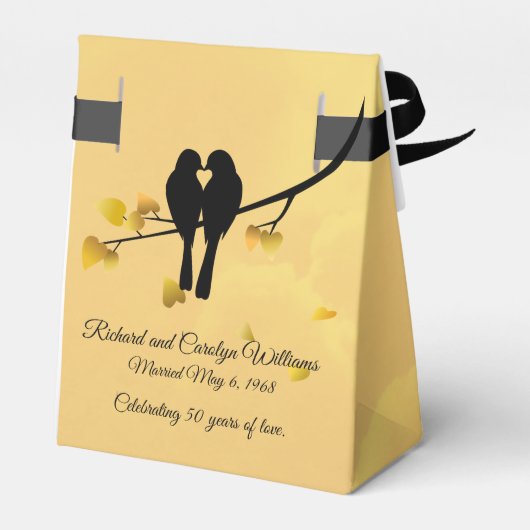 ゴールデンアニバーサリーラブバード フェイバーボックス (裏面サイド)