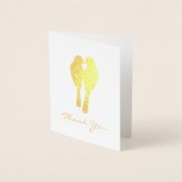 ゴールデンアニバーサリーラブバード 箔カード