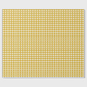 ゴールデンアニバーサリー金ゴールドハート ラッピングペーパー (フラット)