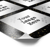 ゴールデンアニバーサリー26フォトコラージュ、金ゴールド紙吹雪 フォトプリント            (角)