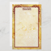 ゴールデンアニバーサリー2 便箋 (正面/裏面)