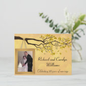 ゴールデンアニバーサリー50thラブバード招待状 招待状 (スタンド正面)