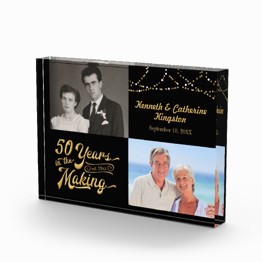 ゴールデンアニバーサリー（50日）その後と今の写真 フォトブロック (右)