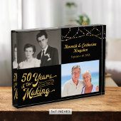 ゴールデンアニバーサリー（50日）その後と今の写真 フォトブロック