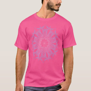 ゴールデンアラベスクの豪華マンダラ Tシャツ