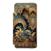 ゴールデンアラベスクiPhone 6ウォレットケース Incipio iPhoneウォレットケース (フォリオ 正面)