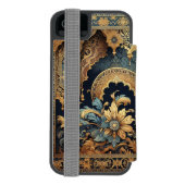 ゴールデンアラベスクiPhone 6ウォレットケース Incipio iPhoneウォレットケース (フォリオ裏面)