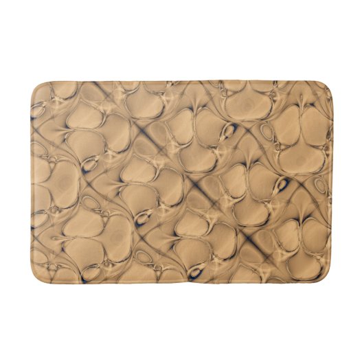 ゴールデンアリゲーター バスマット (正面)