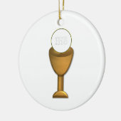 ゴールデンアリスとホスト – 聖餐式 セラミックオーナメント (左)