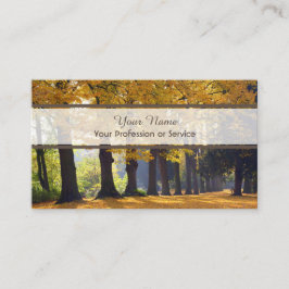 ゴールデンアリーオーガニックナチュラル木造スタイル 名刺