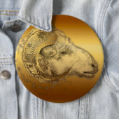 ゴールデンアリーツラムウェスタン中国の占星術 缶バッジ (インサイチュ)