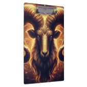 ゴールデンアリー〔占星術の〕十二宮図記号 クリップボード (右)