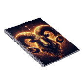 ゴールデンアリー〔占星術の〕十二宮図記号 ノートブック (右側)