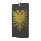 ゴールデンアルバニアの腕のコート車のマグネット カーエアーフレッシュナー (左)