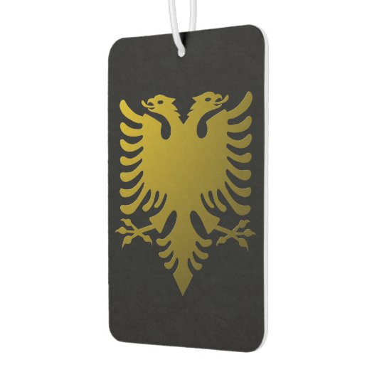 ゴールデンアルバニアの腕のコート車のマグネット カーエアーフレッシュナー (左)