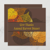 ゴールデンアレースのようウタム葉 招待状 (正面/裏面)