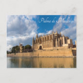 ゴールデンアワーのパルマ・デ・マヨルカ大聖堂 ポストカード (正面)