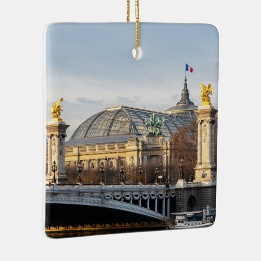 ゴールデンアワーのポンアレクサンドルIIIとグランドパレ セラミックオーナメント (右)