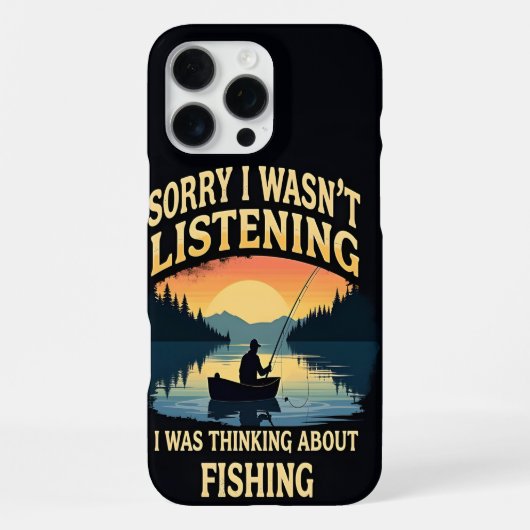 ゴールデンアワーの釣り夢 iPhoneケース (裏面)