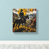 ゴールデンアワーアットザグランドキャニオン キャンバスプリント (インサイチュ (ウッドフロア))