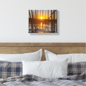 ゴールデンアワーイエローストーン キャンバスプリント (インサイチュ (寝室))