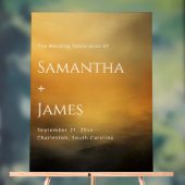 ゴールデンアワーウェルカムサンセットパレット アクリルサイン (ニュートラル)