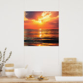 ゴールデンアワーオンザ海 ポスター (キッチン)