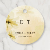 ゴールデンアワーグレース&モノグラム結婚の感謝 フェイバータグ (正面)