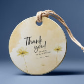 ゴールデンアワーグレース&モノグラム結婚の感謝 フェイバータグ