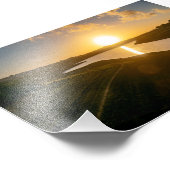 ゴールデンアワーグローアットベイティンズリザーバー フォトプリント            (角)