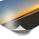 ゴールデンアワーサンセット – ヴェネツィアビーチ, CA フォトプリント            (角)