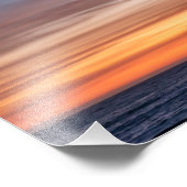 ゴールデンアワーサンセット – ヴェネツィアビーチ, CA フォトプリント            (角)