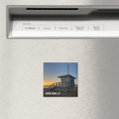 ゴールデンアワーサンセット – ヴェネツィアビーチ, CA マグネット (インサイチュ (食洗機))