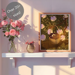 ゴールデンアワーブラックベリーバスケットポスター ポスター