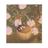 ゴールデンアワーブラックベリーバスケットメモ帳 ノートパッド (正面)