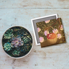 ゴールデンアワーラズベリーバスケット磁気写真 マグネット