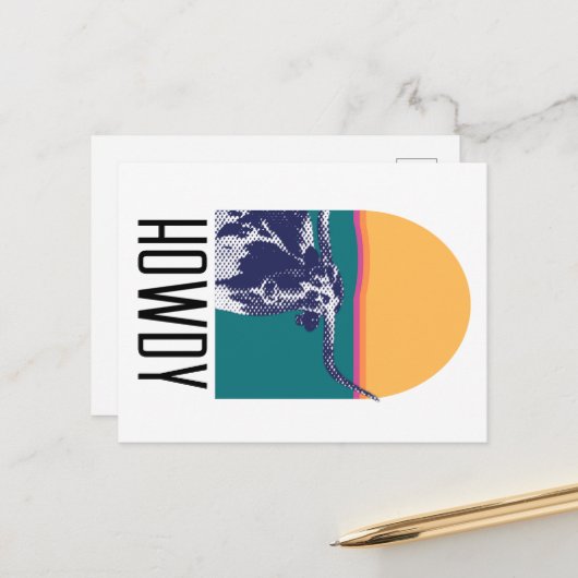 ゴールデンアワーロングホーン ポストカード (正面/裏面インサイチュ)