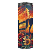 ゴールデンアワー女性のカーボーイ タンブラー (裏面)