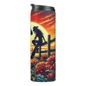 ゴールデンアワー女性のカーボーイ タンブラー (回転右)