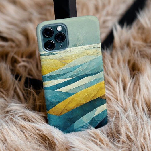 ゴールデンアワー抽象芸術幾何学的パターン Case-Mate iPhoneケース