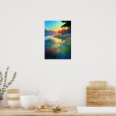 ゴールデンアワー魔法グラッシリバーバンク ポスター (キッチン)