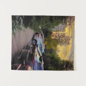 ゴールデンアワー パーキング ヴィスタ タペストリー - カスタマイズ可能 (正面(横))