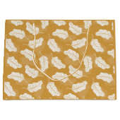 ゴールデンアンドホワイト離れ抱き枕 ラージペーパーバッグ (正面)