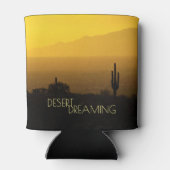 ゴールデンアンバーサンセットサボスデザートドリーミングアリゾナ 缶クーラー (裏面)