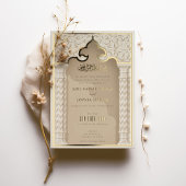 ゴールデンアーキテクチャーエレガンス結婚式招待状 箔招待状